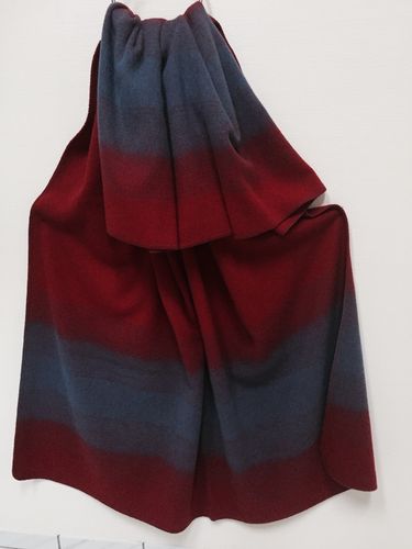 Blanket "Borkum" red/blue
