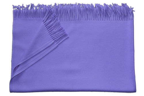 Blanket "Toscana" unicolour purple