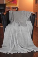 Blanket "Bergen" grey - beige